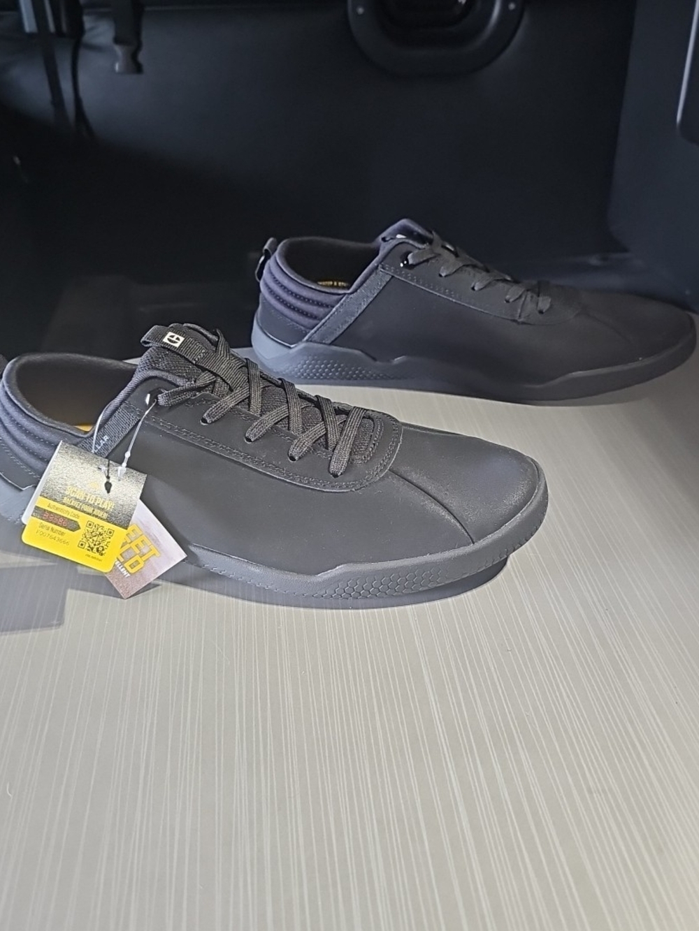 Caterpillar Hex‎ Black Suede Unisex Work Shoes Size M10/W12 NEW Without Box